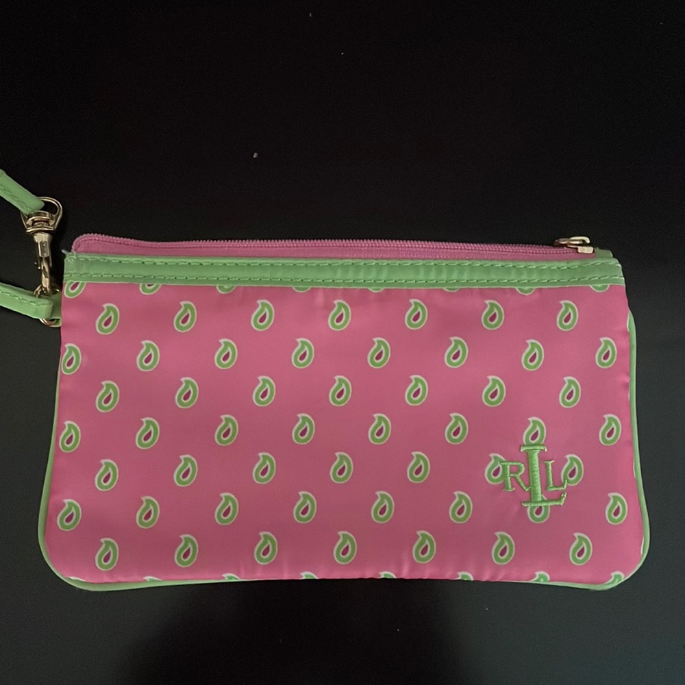 Ralph Lauren, coin purse with strap